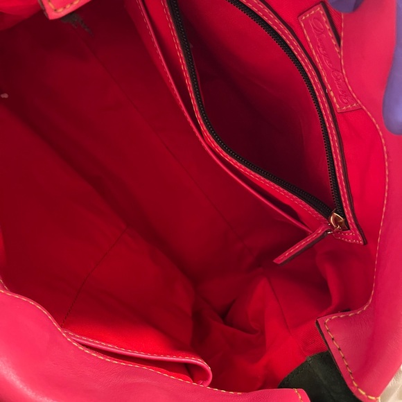 Dooney & Bourke Florentine Large Fuchsia Satchel - Picture 11 of 15